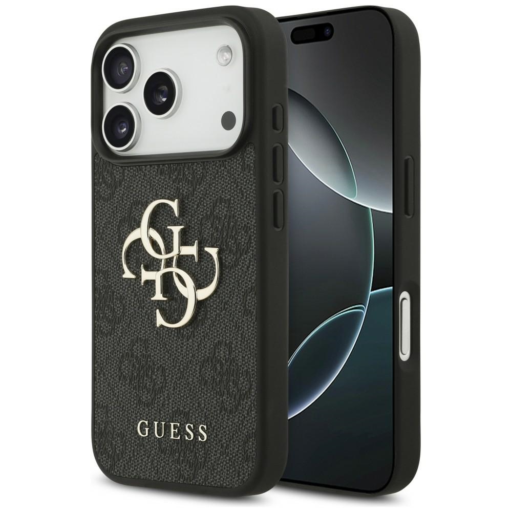 Guess 4G Big Logo dėklas skirtas iPhone 17 Pro / 18 Pro - Juoda