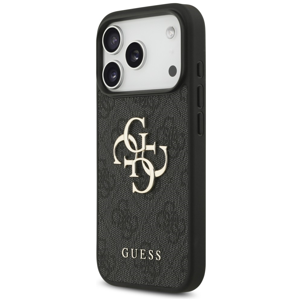Guess 4G Big Logo dėklas skirtas iPhone 17 Pro / 18 Pro - Juoda