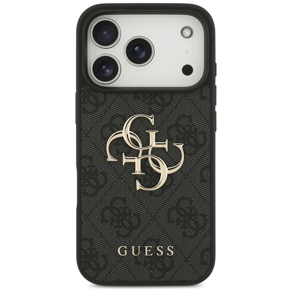 Guess 4G Big Logo dėklas skirtas iPhone 17 Pro / 18 Pro - Juoda