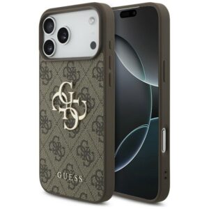 Guess 4G Big Logo dėklas skirtas iPhone 17 Pro Max / 18 Pro Max - Ruda