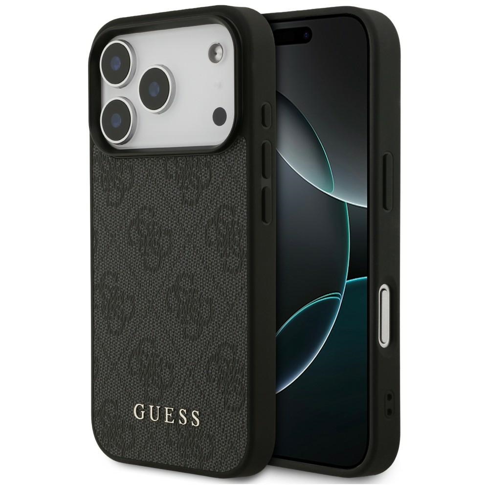 Guess 4G Classic dėklas skirtas iPhone 17 Pro / 18 Pro - juoda spalva