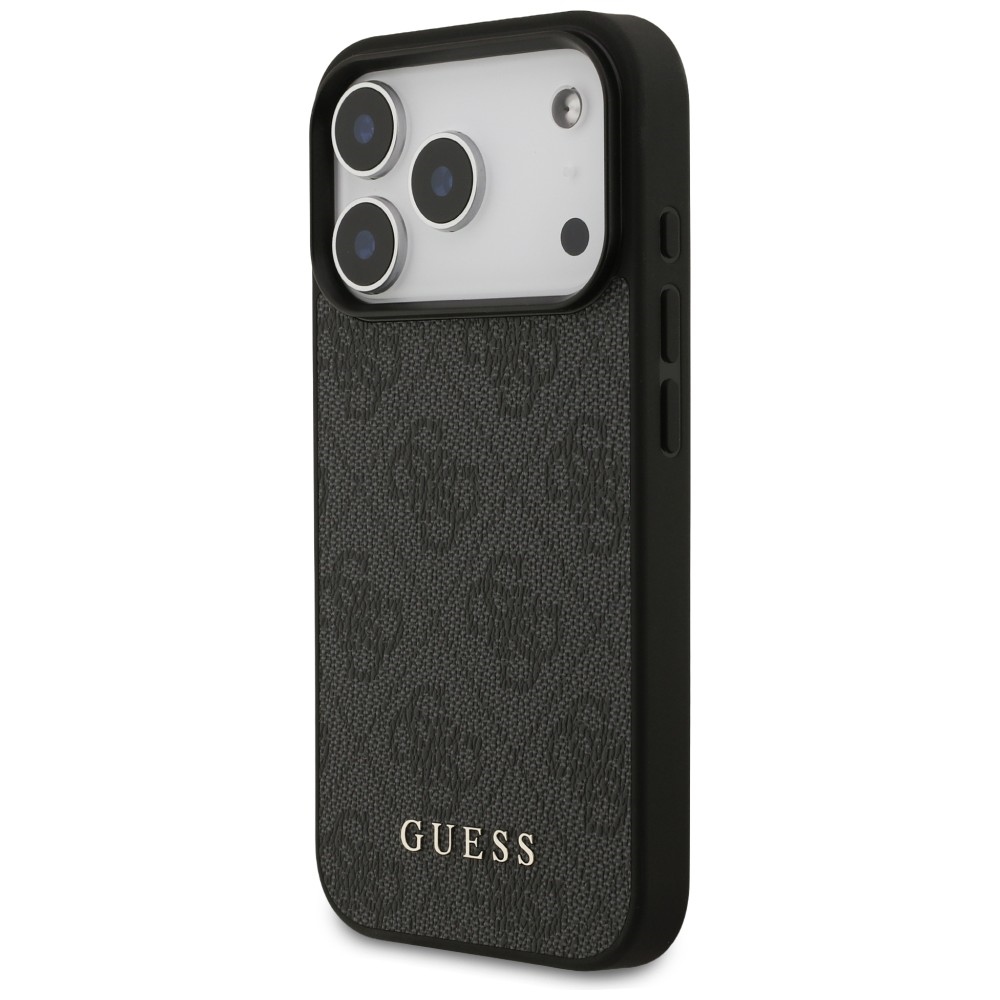 Guess 4G Classic dėklas skirtas iPhone 17 Pro / 18 Pro - juoda spalva