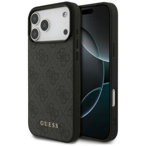 Guess 4G Classic dėklas iPhone 17 Pro Max / 18 Pro Max - juodas