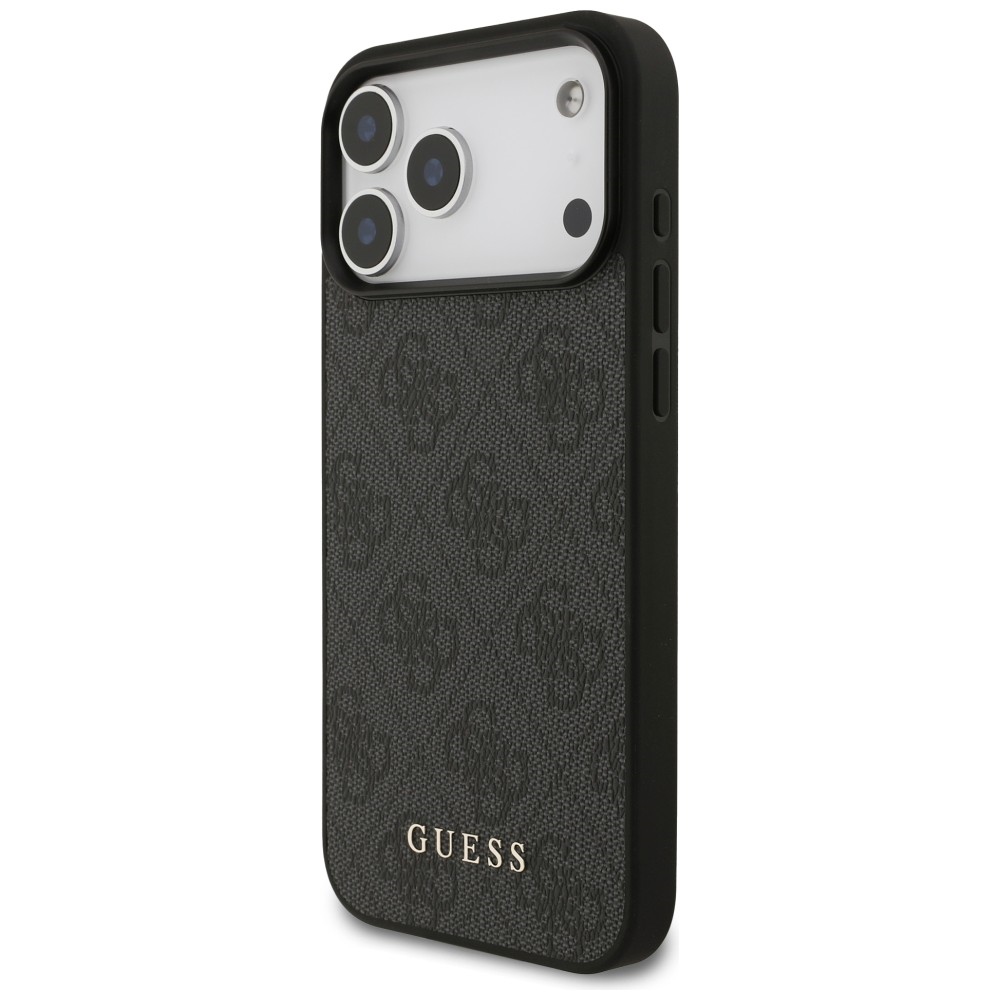 Guess 4G Classic dėklas iPhone 17 Pro Max / 18 Pro Max - juodas