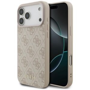 Guess 4G Classic dėklas iPhone 17 Pro Max / 18 Pro Max - Rožinis