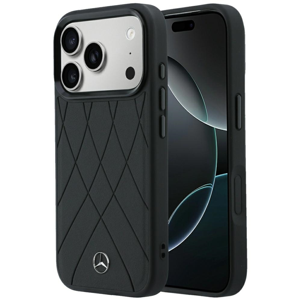 Mercedes Odos Kryžminės linijos MagSafe dėklas iPhone 17 Pro / 18 Pro - juodas