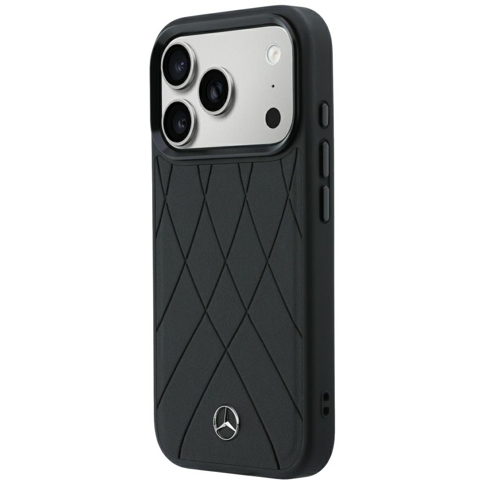 Mercedes Odos Kryžminės linijos MagSafe dėklas iPhone 17 Pro / 18 Pro - juodas