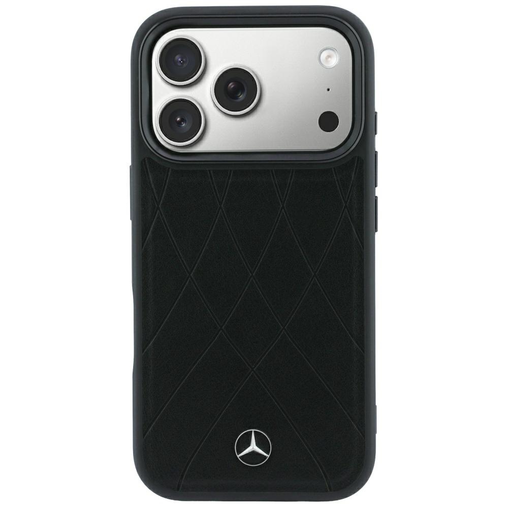 Mercedes Odos Kryžminės linijos MagSafe dėklas iPhone 17 Pro / 18 Pro - juodas
