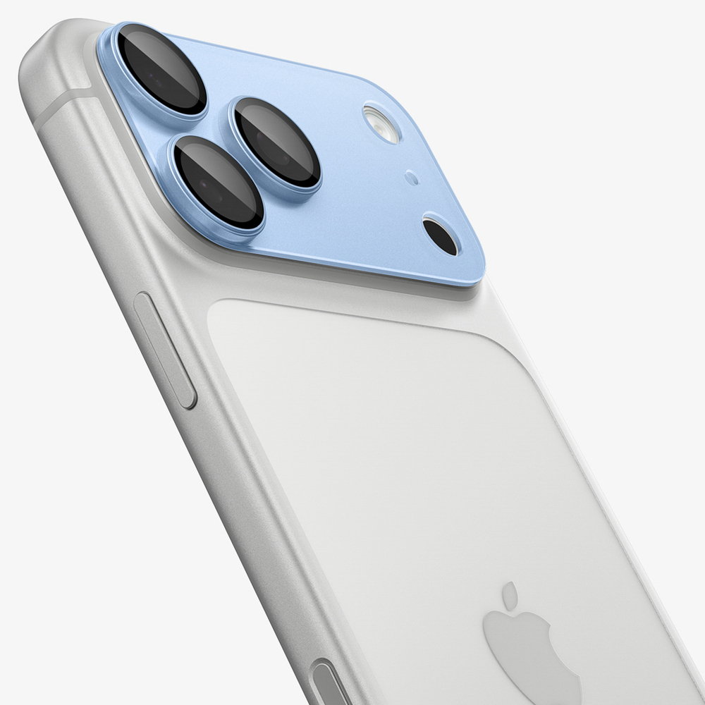 Kameros apsauginis stiklas Spigen Optik Pro XL Glas.tR EZ Fit iPhone 18 Pro, šviesiai mėlynas