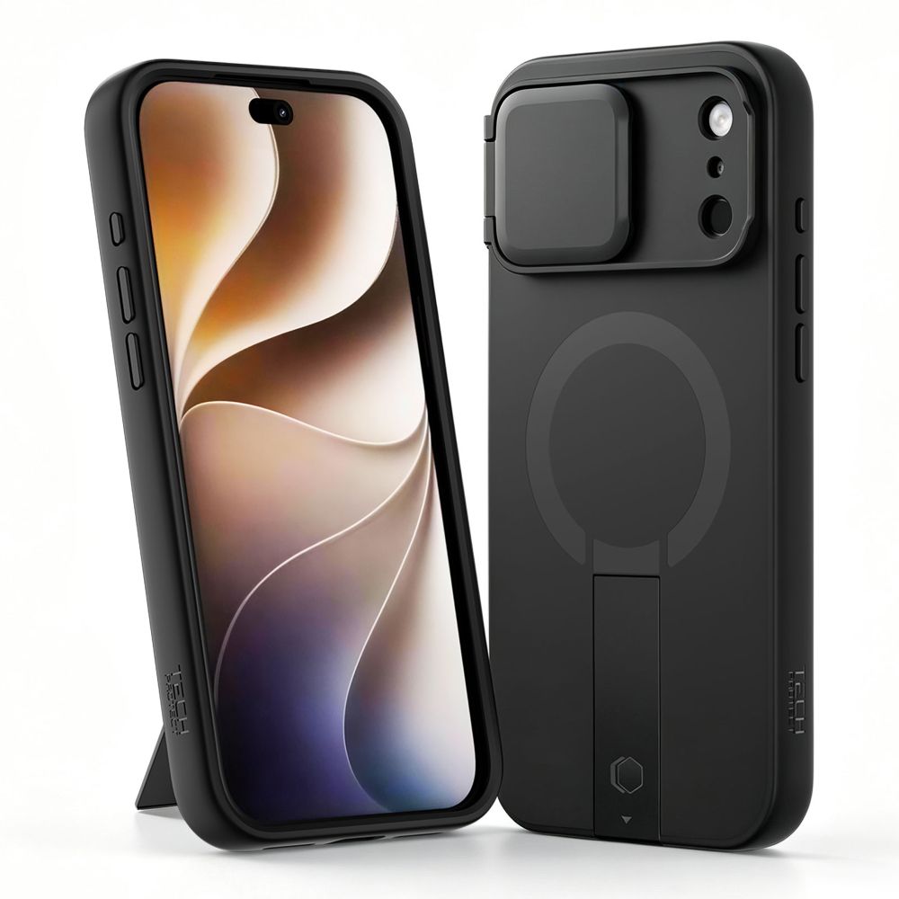 Dėklas Tech-Protect Kevlar Aura MagSafe iPhone 17 Pro Max / 18 Pro Max, juodas