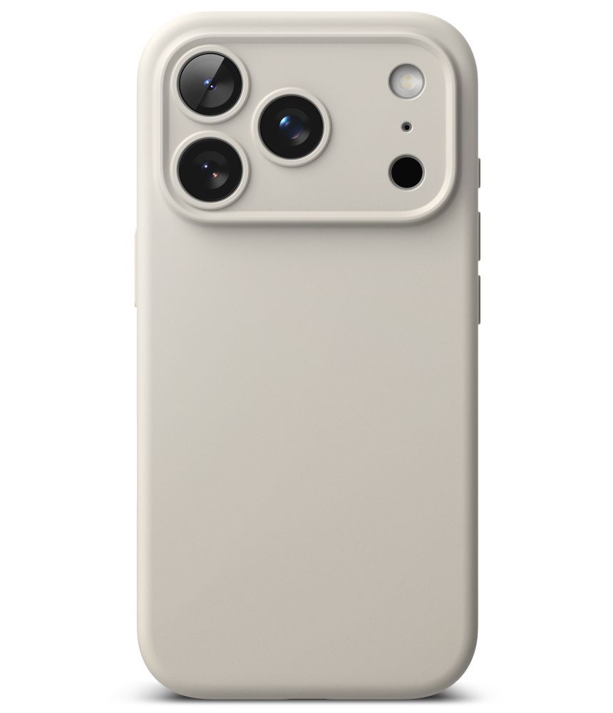 Dėklas Ringke Silicone Magnetic MagSafe iPhone 17 Pro Max / 18 Pro Max, akmens pilkas