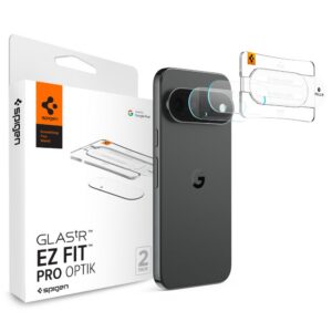 Kameros apsauginis stiklas Spigen Glas.tR EZ Fit Optik Pro Google Pixel 11 Pro, 2 vnt., skaidrus