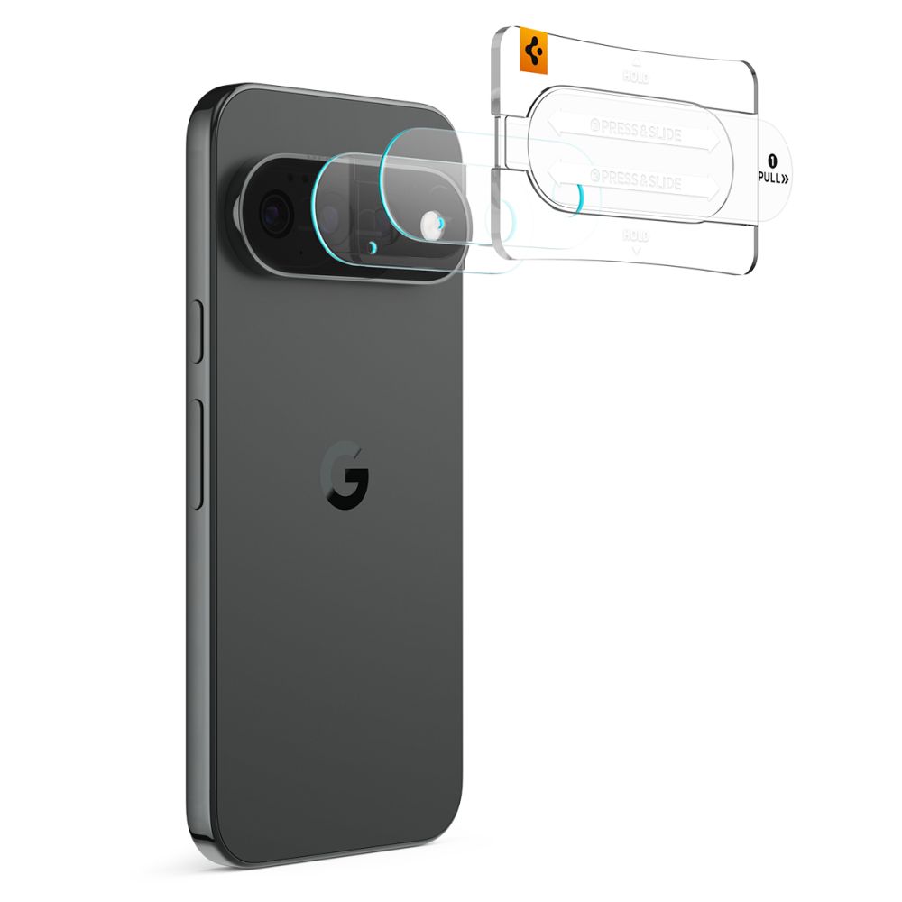 Kameros apsauginis stiklas Spigen Glas.tR EZ Fit Optik Pro HD Google Pixel 11 Pro XL, 2 vnt., skaidrus