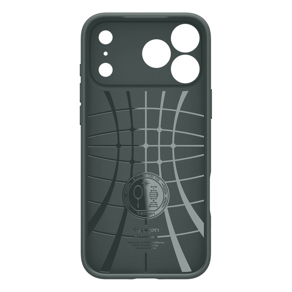 Dėklas Spigen Liquid Air iPhone 17 Pro / 18 Pro, tamsiai žalias