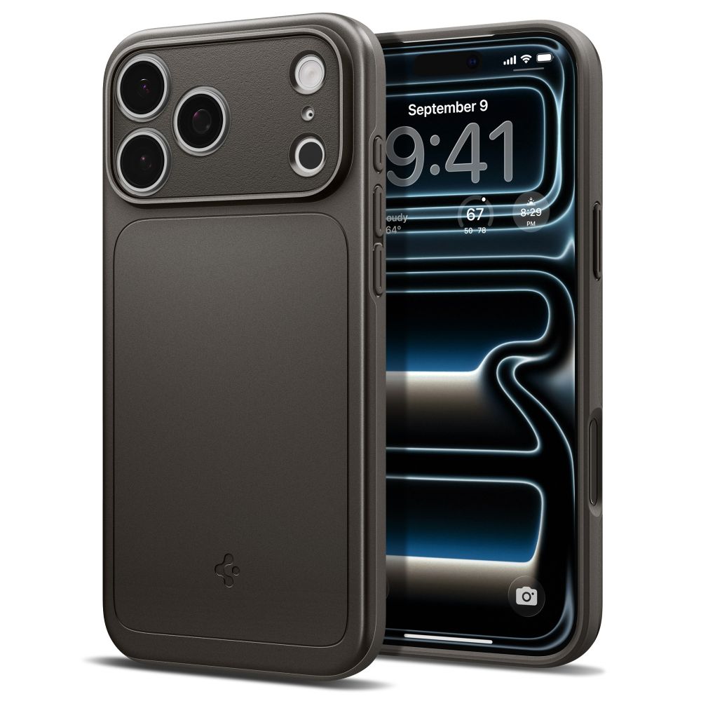 Dėklas Spigen Thin Fit Mag MagSafe iPhone 17 Pro / 18 Pro, pilkas