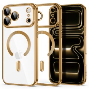 Dėklas Tech-Protect MagFlex MagSafe iPhone 17 Pro / 18 Pro, blizgus auksinis