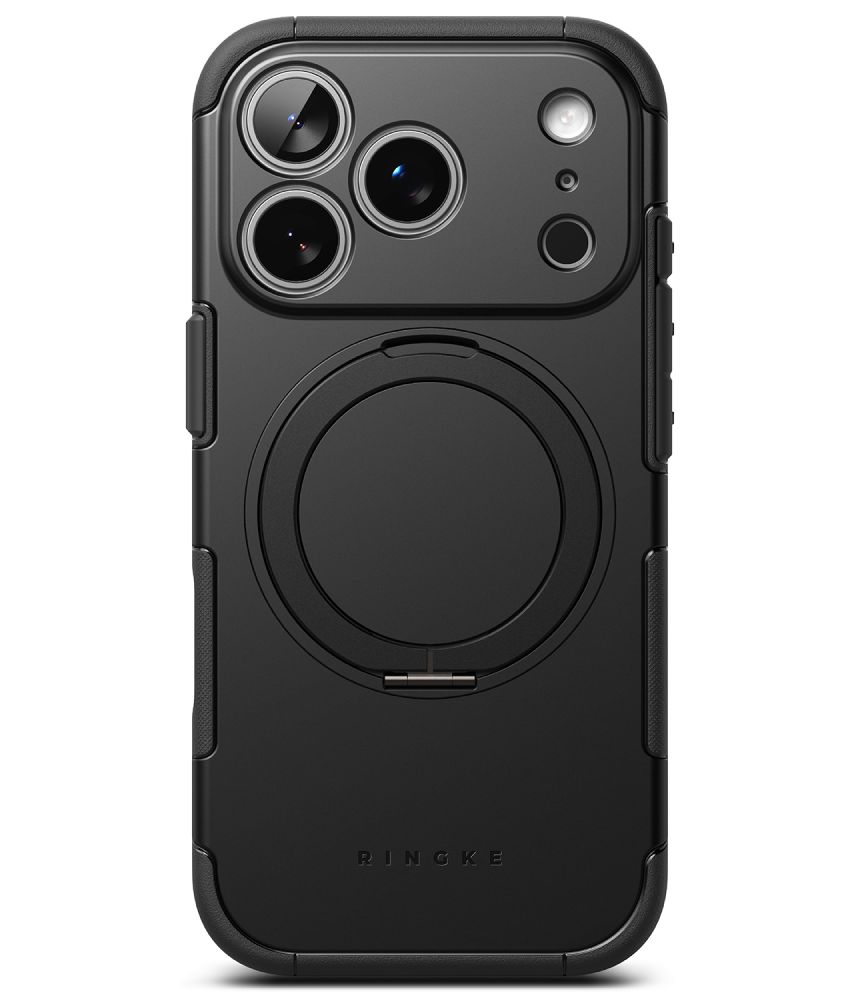 Dėklas Ringke Alles MagSafe iPhone 17 Pro / 18 Pro, juodas