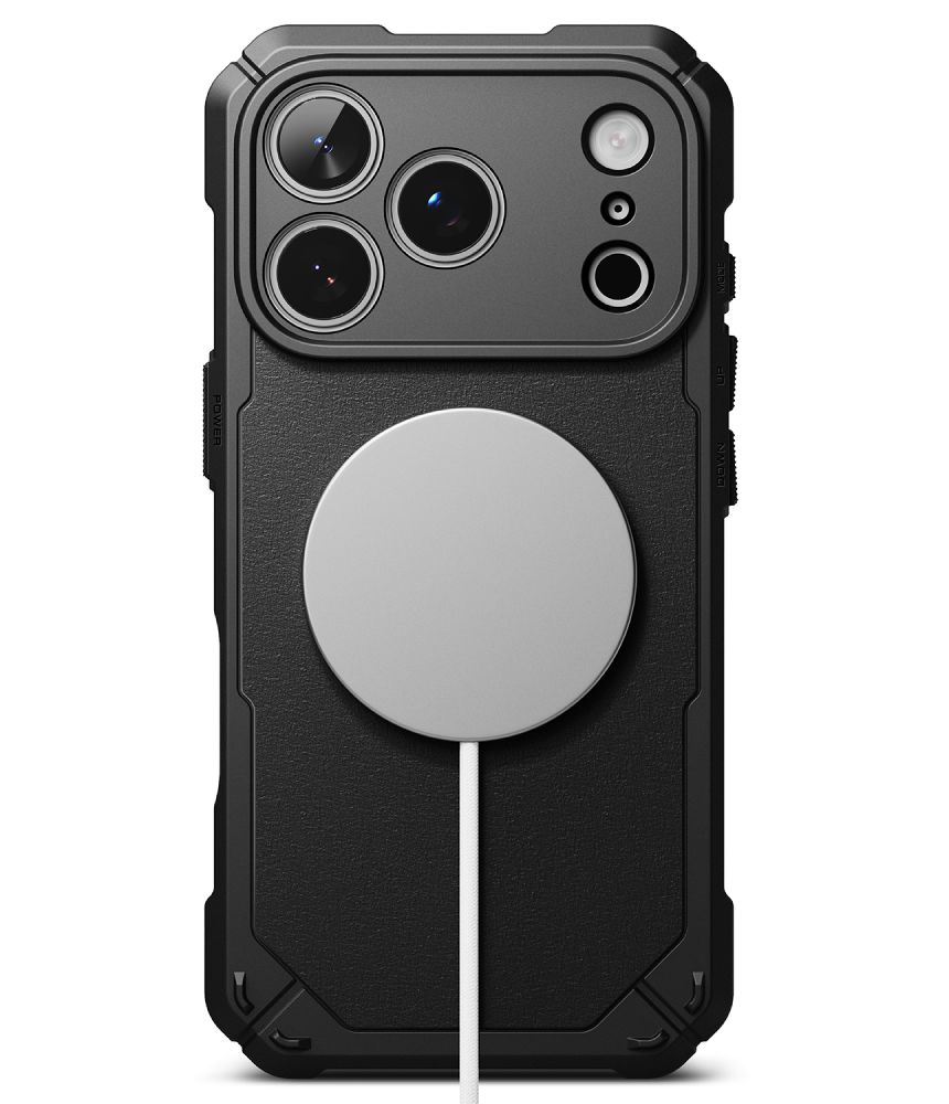 Dėklas Ringke Rugged Gear Magnetic MagSafe iPhone 17 Pro Max / 18 Pro Max, juodas