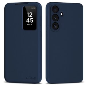 Dėklas Tech-Protect Smart Wallet Galaxy S26 FE, tamsiai mėlynas