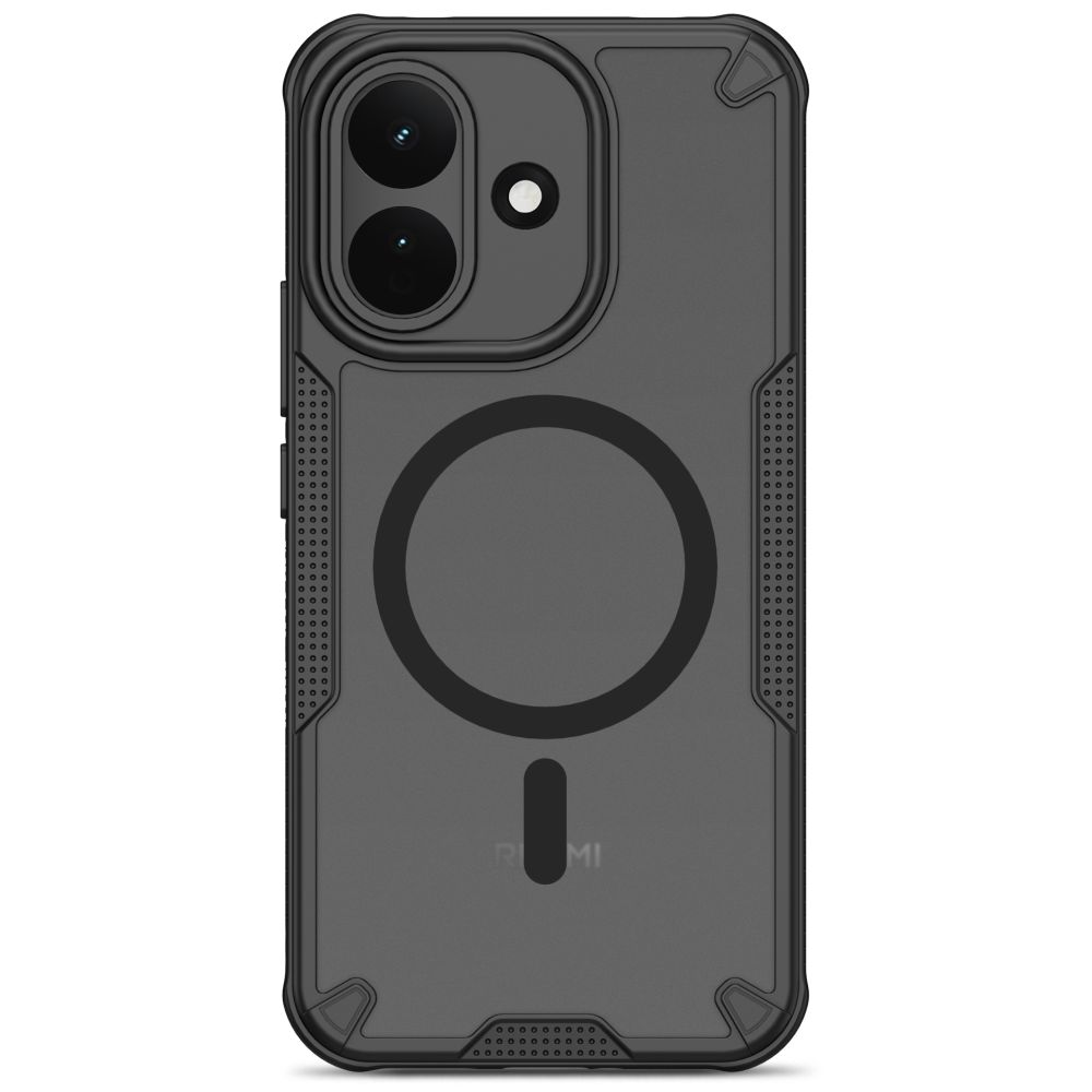 Dėklas Tech-Protect Rugged Shield MagSafe Xiaomi Redmi Note 17 Pro 5G, matinis juodas