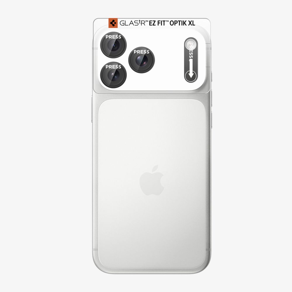 Kameros apsauginis stiklas Spigen Optik Pro XL Glas.tR EZ Fit iPhone 18 Pro, tamsiai pilkas