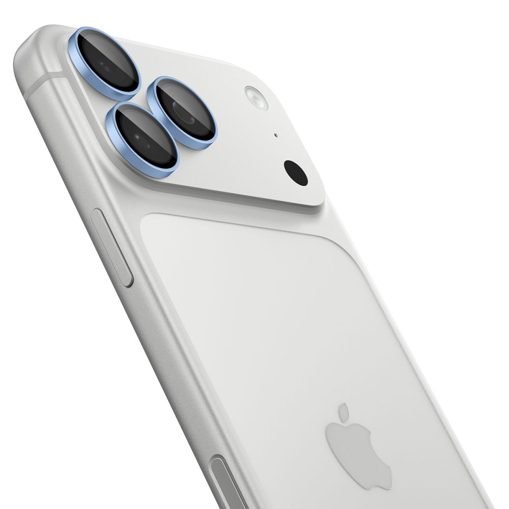 Kameros apsauginis stiklas Spigen Optik Pro Glas.tR EZ Fit iPhone 18 Pro / 18 Pro Max 2 vnt., šviesiai mėlynas