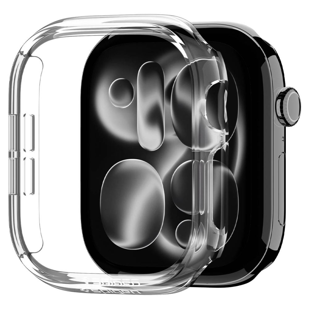 Dėklas Spigen Thin Fit Apple Watch 12 (42 mm), skaidrus