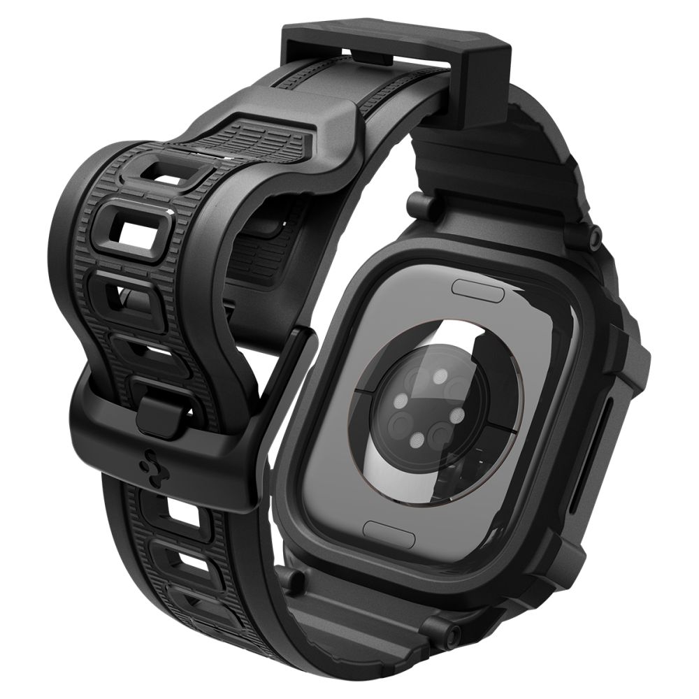 Dirželis Spigen Rugged Armor Pro Apple Watch Ultra 12 (42 mm), matinis juodas
