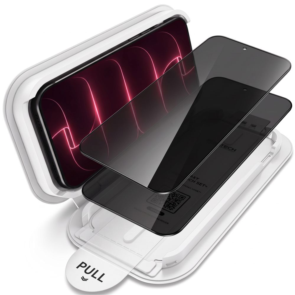 Apsauginis privatumo stiklas Tech-Protect OneTouch Set Spy+ iPhone 18 Pro Max, 2 vnt.