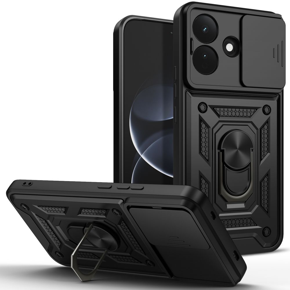 Dėklas Xiaomi Redmi Note 17 Pro 5G Tech-Protect CamShield Pro, juodas