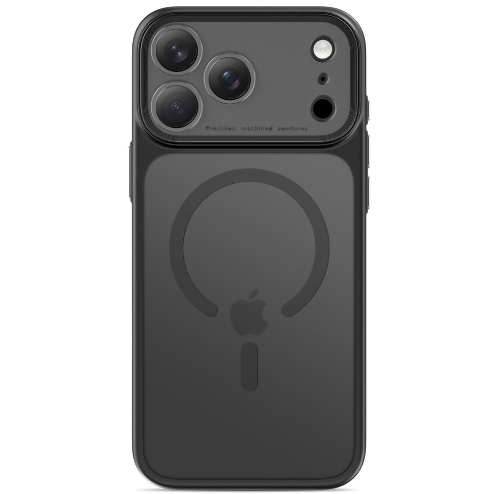 Dėklas Tech-Protect MagPrime MagSafe CC iPhone 17 Pro / 18 Pro, matinis juodas