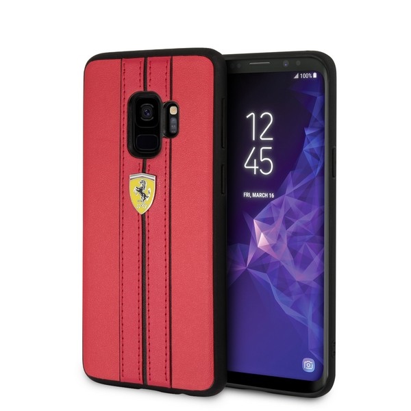 Ferrari Urban dėklas Samsung Galaxy S9 – raudonas
