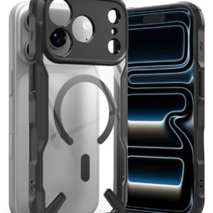 Dėklas Ringke Fusion X Magnetic MagSafe iPhone 17 Pro / 18 Pro, juodas