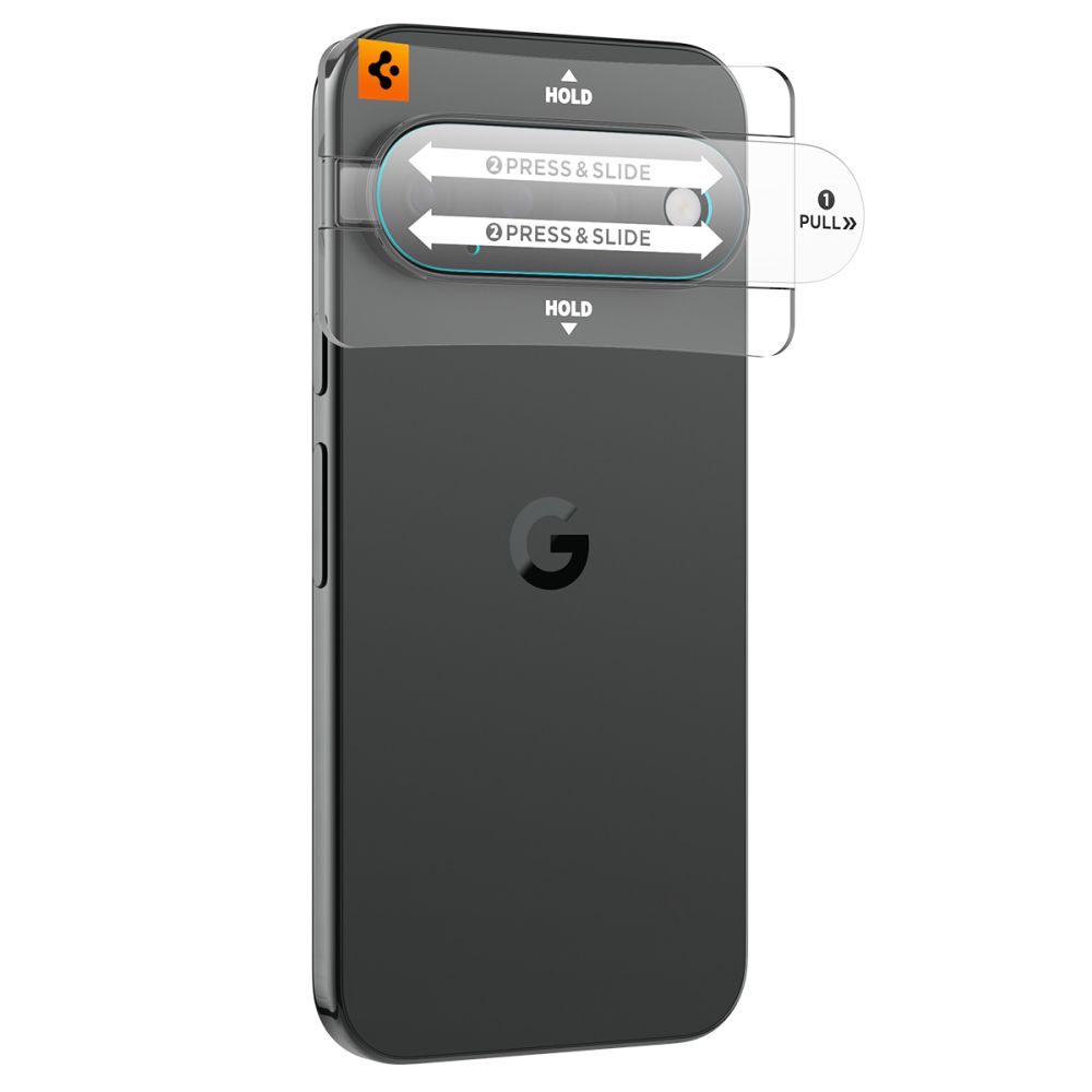 Kameros apsauginis stiklas Spigen Glas.tR EZ Fit Optik Pro HD Google Pixel 11 Pro XL, 2 vnt., skaidrus