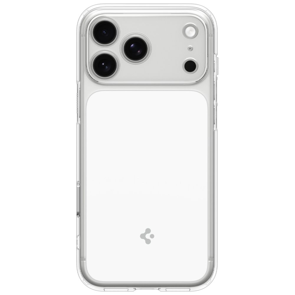 Dėklas Spigen Ultra Hybrid T MagSafe iPhone 17 Pro Max / 18 Pro Max, blizgus baltas
