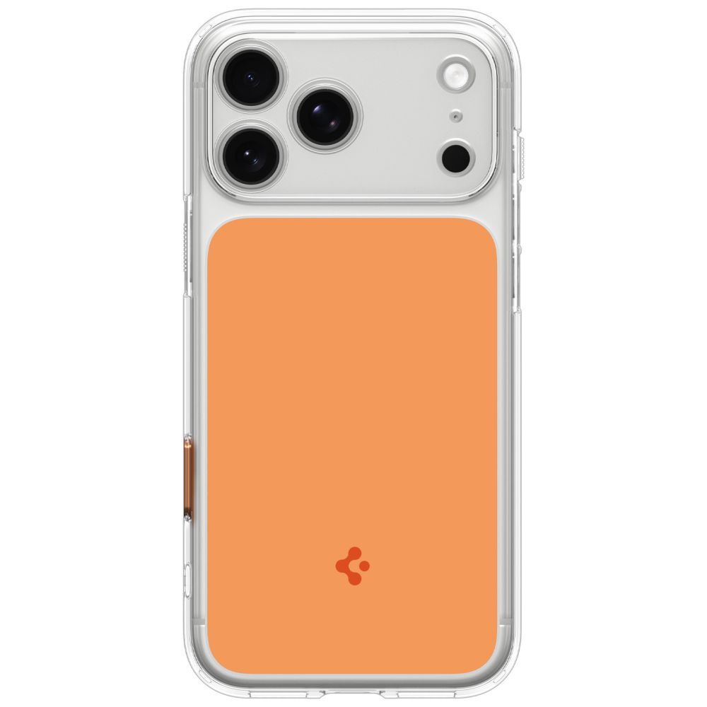 Dėklas Spigen Ultra Hybrid T MagSafe iPhone 17 Pro Max / 18 Pro Max, blizgus oranžinis