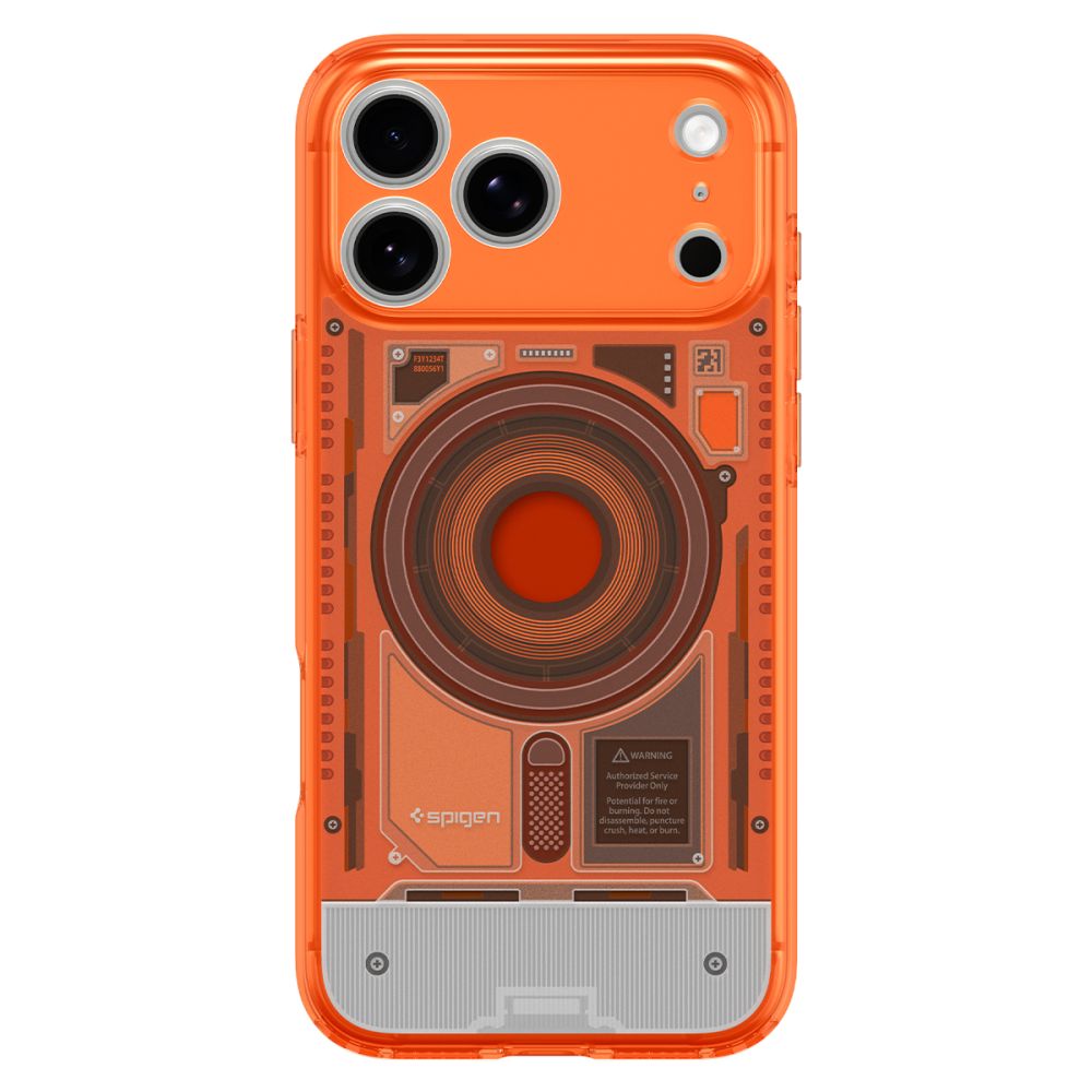 Dėklas Spigen Ultra Hybrid MagSafe C-One iPhone 17 Pro / 18 Pro, oranžinis