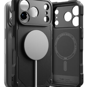 Dėklas Ringke Rugged Gear Magnetic MagSafe iPhone 17 Pro / 18 Pro, juodas