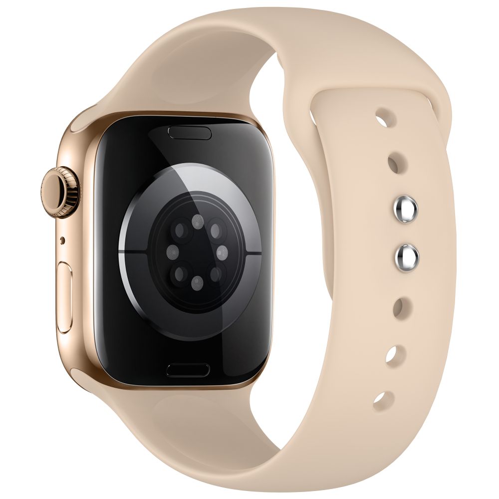Dirželis Tech-Protect Silicone Apple Watch 8 / 9 / 10 / 11 / 12 / SE / Ultra (44 / 45 / 46 / 49 mm), riešutinis