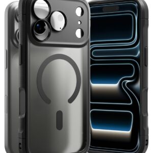 Dėklas Ringke Fusion Bold Magnetic MagSafe iPhone 17 Pro Max / 18 Pro Max, matinis dūminis