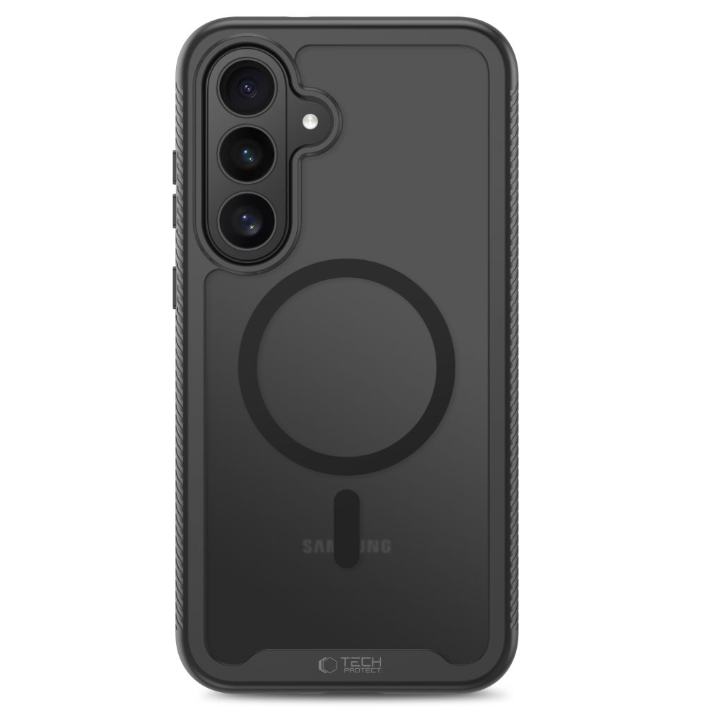 Dėklas Tech-Protect Defense MagSafe Galaxy S26 FE, matinis juodas