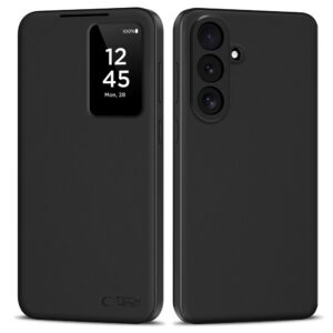 Dėklas Tech-Protect Smart Wallet Galaxy S26 FE, matinis juodas