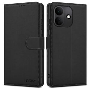 Tech-Protect Wallet dėklas Xiaomi Redmi Note 17 Pro 5G - matinis juodas