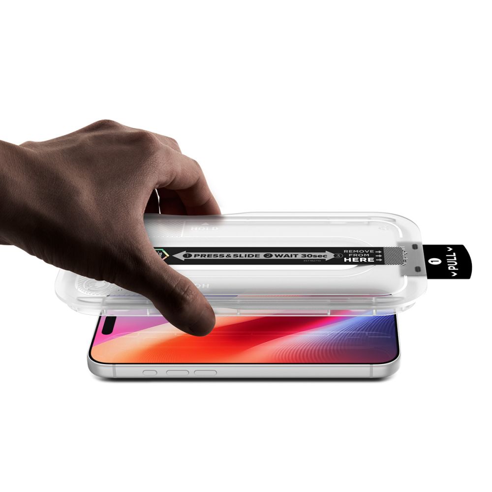 Apsauginis stiklas su privatumo filtru Spigen Glas.tR EZ Fit Pro AC HD Privacy iPhone 18 Pro Max 2 vnt.