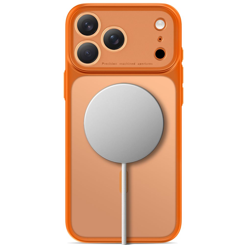 Dėklas Tech-Protect MagPrime MagSafe CC iPhone 17 Pro Max / 18 Pro Max, matinis oranžinis