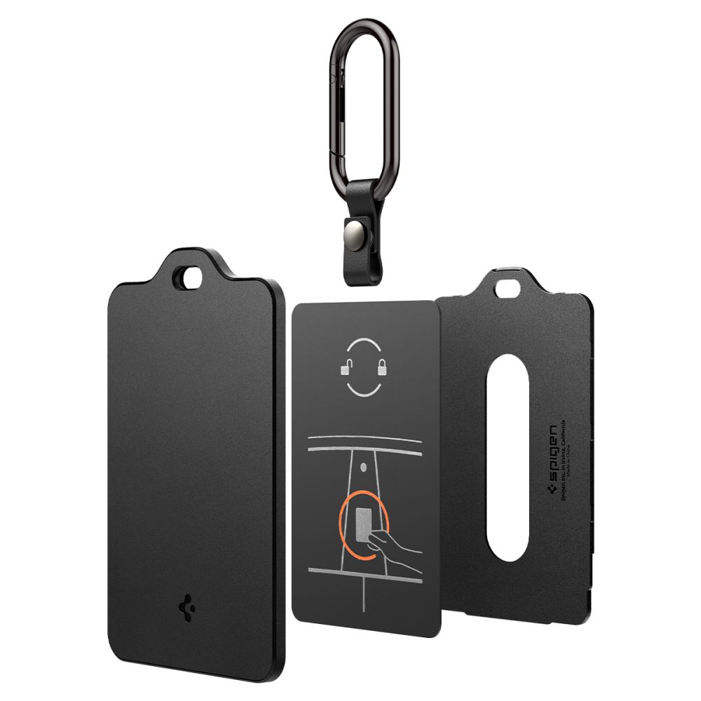 Dėklas Spigen TO243 Tesla Key Card Holder, juodas
