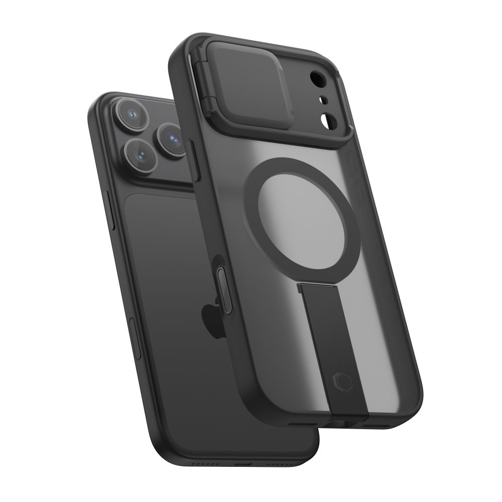 Dėklas Tech-Protect Kevlar Aura iPhone 17 Pro / 18 Pro, matinis juodas