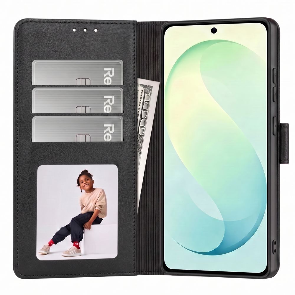 Dėklas Tech-Protect Wallet Galaxy S26 FE, juodas