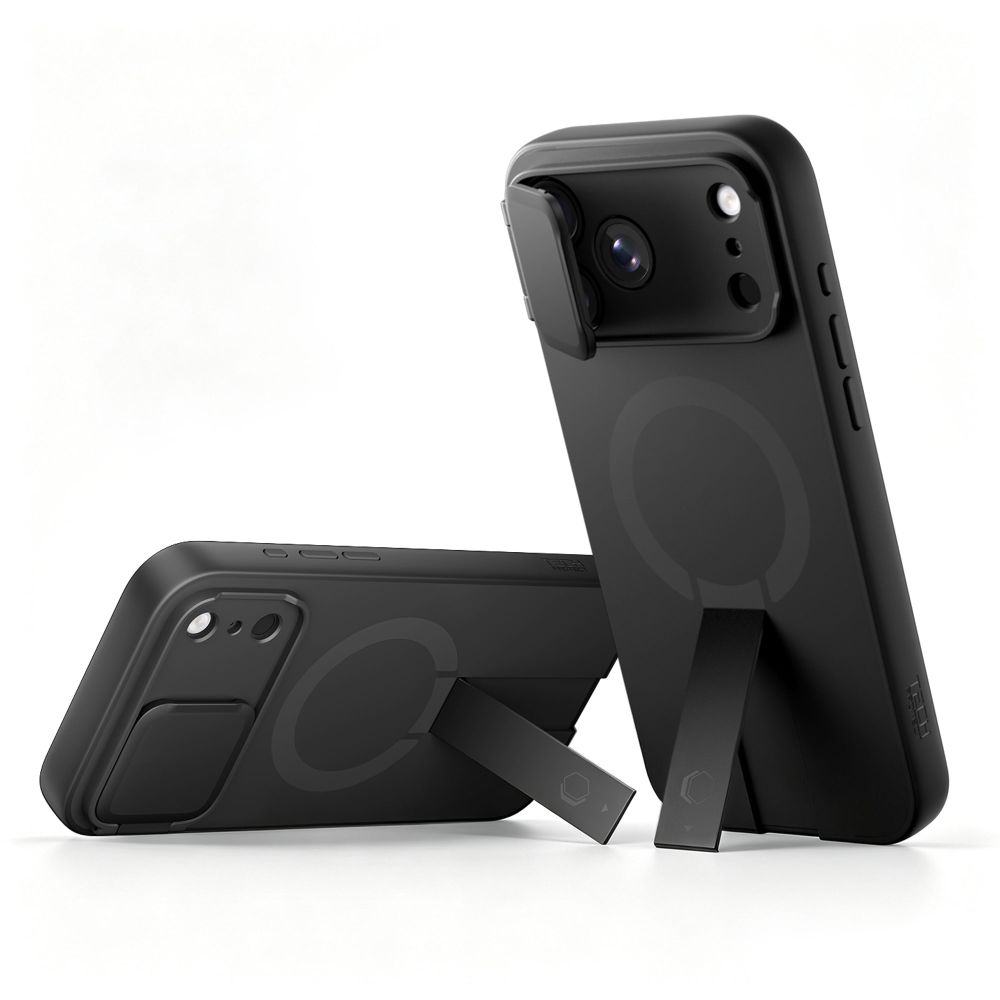 Dėklas Tech-Protect Kevlar Aura MagSafe iPhone 17 Pro Max / 18 Pro Max, juodas