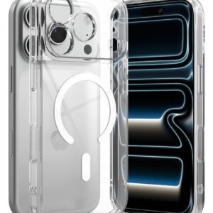 Dėklas Ringke Fusion Magnetic MagSafe iPhone 17 Pro / 18 Pro, skaidrus